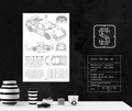 Ferrari F40 – Premium Metal Art Print